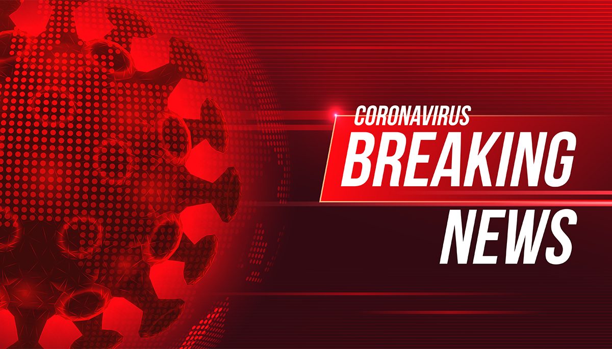 Coronavirus Breaking News banner