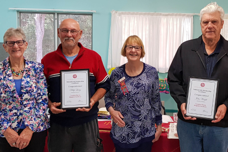Two women and two men honoured for their volunteering