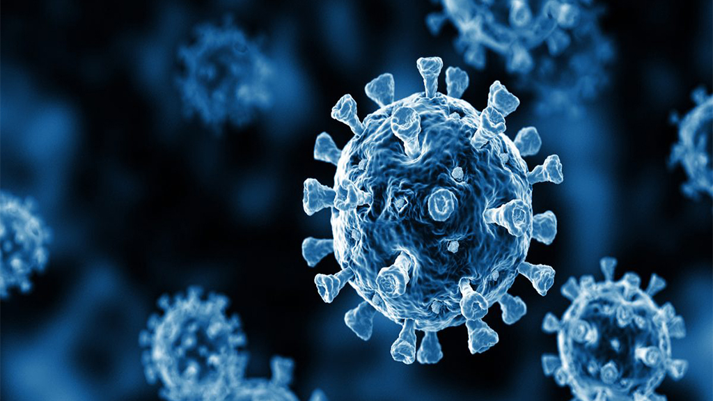 Image of COVID-19 virus particles