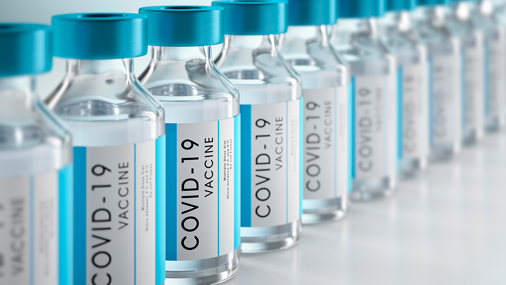 Vials of COVID-19 vaccine