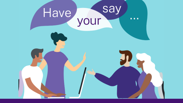 Graphic image promoting the annual People Matters Survey.