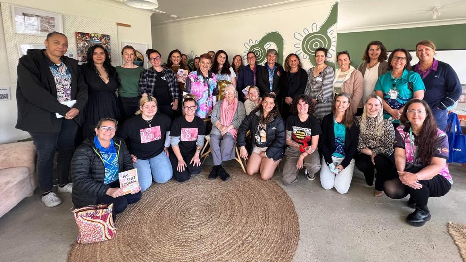 Attendees at the launch of the My Quit Journal in Toormina.