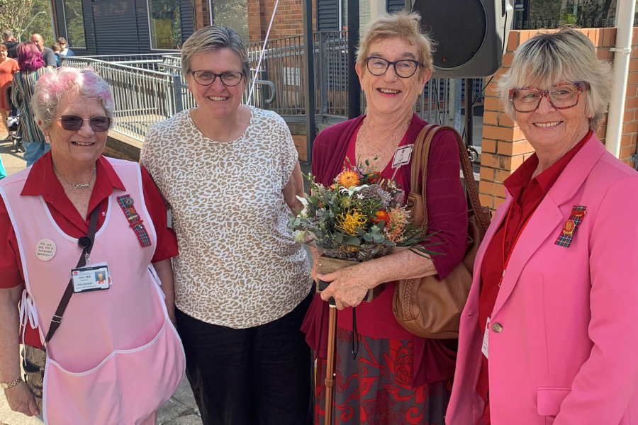 Four women officially opening the Kempsey Spring Fair.