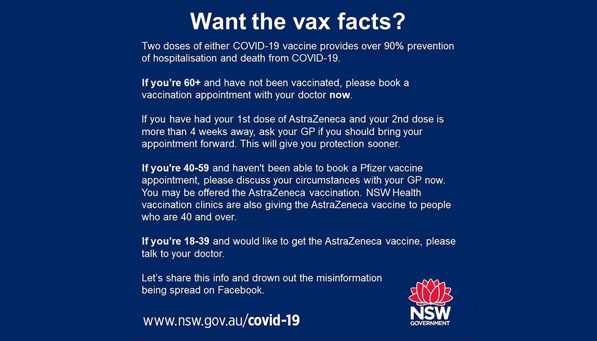 list of facts about COVID-19 vaccination